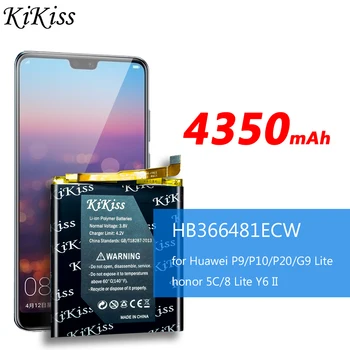 Baterija Huawei P8 P9 P10 Lite Plius P20 Pro Garbės 10 9 8 7 Lite 6 7i Mate 10 20 Pro V10 X RS HB366498ECW Pakeitimo Bateria