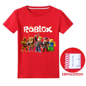 Berniukų, mergaičių marškinėliai animacinių filmų Robloxing t-marškiniai, kostiumas vaikams, vaikiška apranga berniukas marškinėliai Robloxing patogūs drabužiai vaikams