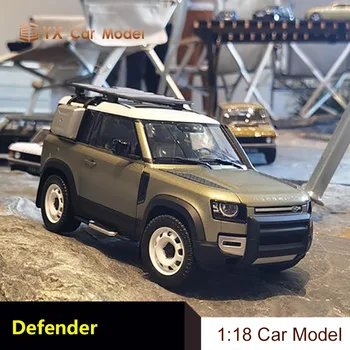 Beveik Realų automobilio modelį lydinio visiškai atvirą 1:18 naujų Land Rover Defender 90, 110 nustatyti edition 
