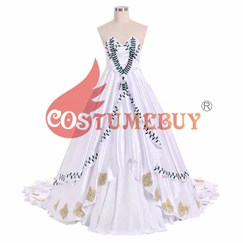 CostumeBuy Žaidimas Final Fantasy IX FF9 Granatas Til Alexandros Princesė Dress Cosplay Kostiumų Halooween Baltos Suknelės