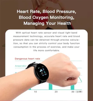 D18 Smart Watch Vyrų 2021 Sporto Žiūrėti Žiūrėti Fitneso Apyrankę Ponios Žiūrėti Smartwatch часы relogio už 