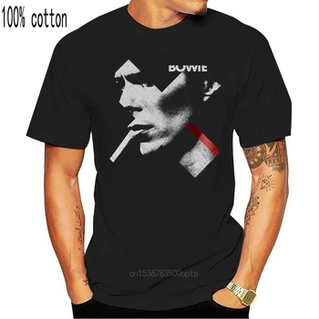 David Bowie Rūkymas Kryžiaus Roko Offiziell Būdu T-Shirt Herren Hip-Hop Naujas Prekės Ženklas Marškinėliai Vyrams Vasaros Vyrų T-Shirt Fitneso Atsitiktinis