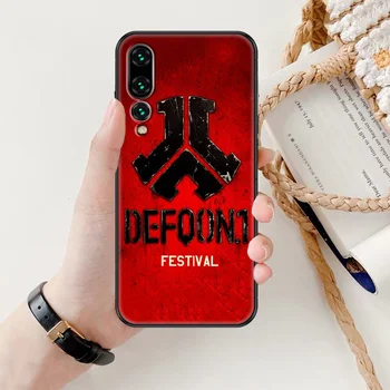 Defqon 1 Festivalyje Telefoną atveju Huawei P Mate P10 P20 30 P40 10 20 Smart Z Pro Lite 2019 juoda meno coque 3D prime tapyba