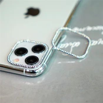 Diamond Fotoaparato Objektyvas Gynėjas Atveju iPhone 12 11 Pro Max Screen Protector Dėl 