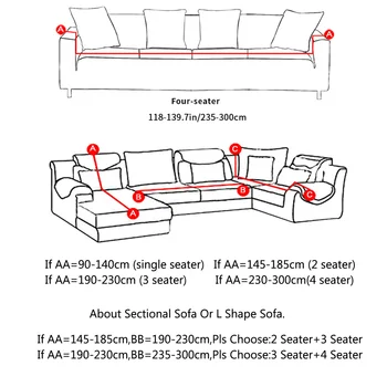 DIDI Mandala Sofa Apima Kambarį Šiuolaikinės Sėdynės Padengti Slipcover Sofa 1/2/3/4 Vietų Užvalkalai Baldams Ruožas Sofa Dangtis