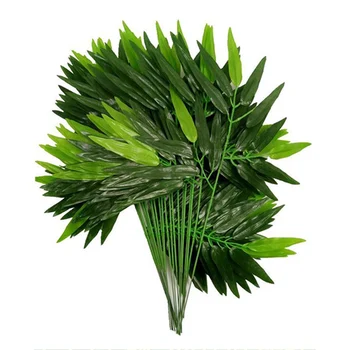 Dirbtinis Žalia Bambuko Lapų Netikrą Žalieji Augalai Palieka Namų, Viešbučio, Biuro Apdailos