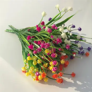 Dirbtinės Gėlės, Dirbtinių Gypsophila Gėlių Realus Plastikinių Gėlių Dirbtinis Aukštos Kokybės Lauko plantas artificiais