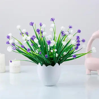 Dirbtinės Gėlės, Dirbtinių Gypsophila Gėlių Realus Plastikinių Gėlių Dirbtinis Aukštos Kokybės Lauko plantas artificiais