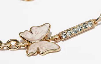 Dizaineris grandinės dirželis drugelis Dekoravimui 7mm 0,7 cm aukso metalo grandinės rankinė, krepšys, piniginė pakeitimo Priedai Aparatūros kokybė