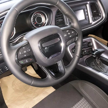 Dodge Kroviklis / Challenger-2020 M. Anglies Pluošto Interjero Juostelės Automobilio Vairo Apdaila Padengti Priedai 4pcs
