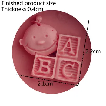 Doinb Laišką ABC lėlės torto formos saldainiai pelėsių silikono formos kepimo priedai pyragas apdaila šokolado priemonė 