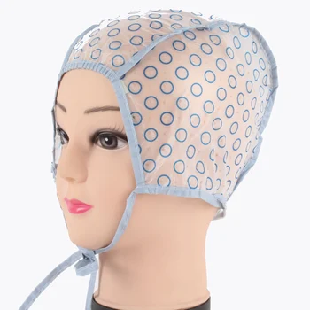 Dvigubo sluoksnio Plastikiniai Vienkartiniai Plaukų Pabrėždami Bžūp Dažų Skrybėlę su Kabliu Adatos Vienkartinės Lanksti, Lengva Naudoti Dažų Įrankis