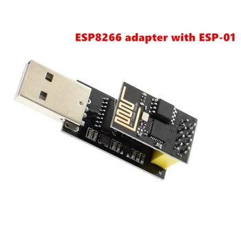 ESP01 Programuotojas Adapteris UART GPIO0 ESP-01 Adaptaterr ESP8266 CH340G USB ESP8266 Serijos Belaidžio Wifi Developent Valdybos Modulis