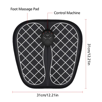 Foot Massager Mat Elektros EMS Foot Massager ABS, Fizioterapija Koja Vibratorius Kojų Raumenų Stimuliatorius Atsipalaiduoti Sveika Priežiūros Unisex