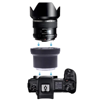 FOTGA Objektyvo Adapterio Žiedas Mamiya 645 M645 Objektyvo į Canon EOS R RP R5 R6 RF Prijungti vaizdo Kamera
