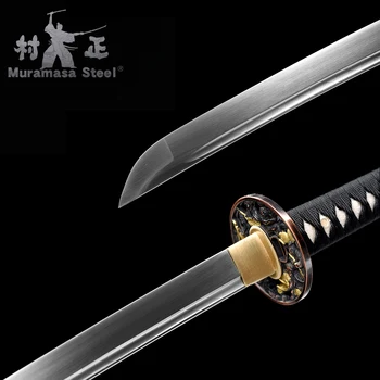 Funkcija Peilis Japonijos Samurai Katana Real Steel Full Tang Peilis Aštrus Mūšį Pasirengę Originali Katana Pjovimo Praktika