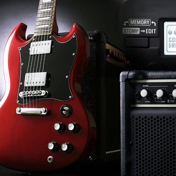 G1 Keturių Elektrinės Gitaros Efektu Pedalas Multi Efektu Procesoriai, Gitara, Galiniai Vykdymo Įtaisai Namų Garso Gitaros Pedalas Gitara Priedai