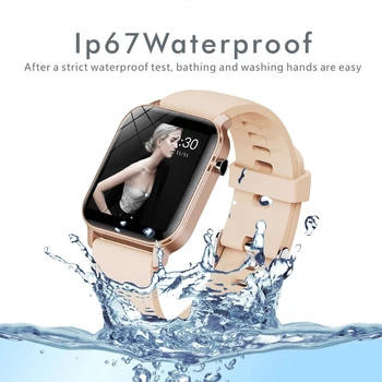 GEJIAN Ponios Smart Watch Moterų IP68 Vandeniui Sporto smartwatch Mergina dovanų Širdies ritmo Fitness Tracker smart watch Vyrų Xiaomi
