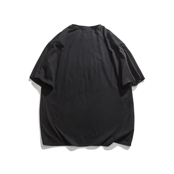 GlacialWhale Žmogaus T-shirt Vyrai 2021 M. Vasarą Negabaritinių Medvilnės Punk Hip-Hop Japonijos Streetwear Harajuku Marškinėlius Vyrų Marškinėliai Vyrams