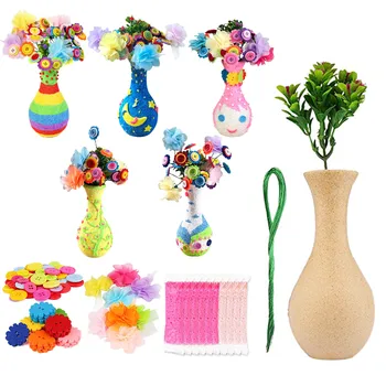 Gėlių Amatų Rinkinys Menai, Amatai, Juokinga Padaryti Savo Gėlių Vaza Žaislas