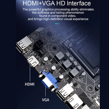 H61 Motininę LGA 1155 Lizdas DDR3 Parama Intel Core I3 I5 I7 Xeon LGA1155 Procesorius Darbalaukio RAM Su HDMI VGA SATA USB 2.0