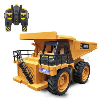 HUINA 1:16 RC Traktoriaus Kaušu Žaislas sunkvežimis Sunkvežimis Inžinerijos Automobilį Vaikų Berniukas Žaislai Dovana Buldozeris RC Sunkvežimių Radijo bangomis valdomų Modelis