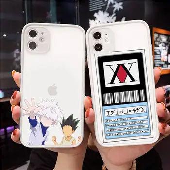 HUNTER x HUNTER HxH Gon Killua Anime Telefono Atvejais Matinis iPhone 12 Mini 11 Pro XR XS Max 7 8 Plus X Kietajame KOMPIUTERIO Galinį Dangtelį
