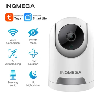 INQMEGA Tuya Smart Wifi, Kamera, Namų Apsaugos Kameros, Belaidės, ip Cam Parama 
