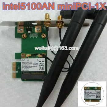 INTEL5100 darbalaukio belaidžio soft maršrutas PCI-E300M integruotą belaidžio ryšio imtuvas, antena 6DBI 512AN