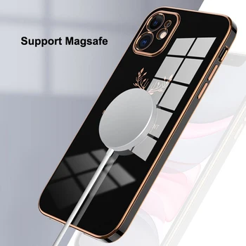 IPhone 12 Pro Max Mini 11 XS X XR 7 8 SE Plus 2020 Atveju Visiškai Apsaugoti Objektyvą Prabanga Apkalos Aikštėje Bamperis Minkštas Dangtis atsparus smūgiams