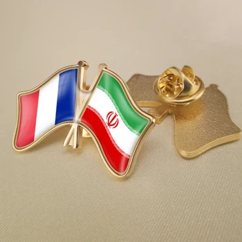 Irano ir Prancūzijos Kirto Dviguba Draugystė Šaligatvio Atvartas Smeigtukai Sagė Ženkliukai