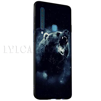 IYICAO meškinas tigras, liūtas Silikono Soft Case for Samsung Galaxy A6 Plius A9 A8 A7 2018 A3 A5 2016 2017 Pastaba 9 8