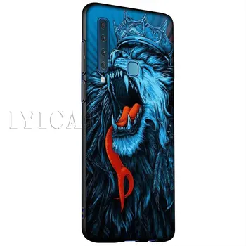 IYICAO meškinas tigras, liūtas Silikono Soft Case for Samsung Galaxy A6 Plius A9 A8 A7 2018 A3 A5 2016 2017 Pastaba 9 8