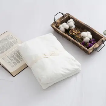 Japonų stiliaus plauti medvilnės amatų lova lapas antklodė viename dvigulė lova studentų bendrabutyje vientisos spalvos ins patalynės lakštai