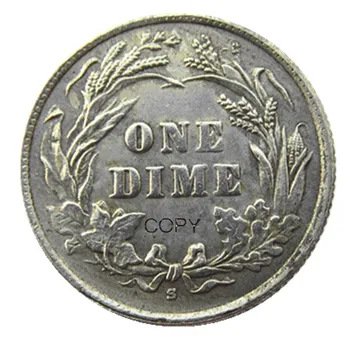 JAV Kirpykla Bulvarinis 1898 P/S/O Sidabro Padengtą Kopijuoti Monetas