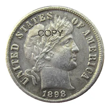 JAV Kirpykla Bulvarinis 1898 P/S/O Sidabro Padengtą Kopijuoti Monetas