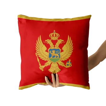 Juodkalnija mesti pagalvės, Dekoratyvinės Pagalvės Pagalvėlių Apvalkalus, Užvalkalas Pagalvėms už Sofa kambarys drobės Pillowcover namų dekoro