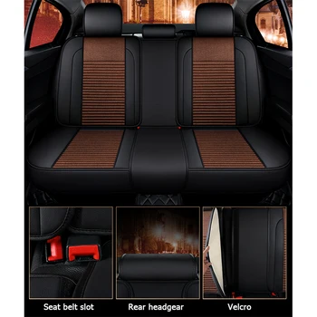 KADULEE linų automobilių sėdynės apima mazda 323 626 cx-3 cx-4 cx-5 6 cx 5 7 9 bt50 3 bk bl 6 gg mpv demio premacy sėdynės padengti