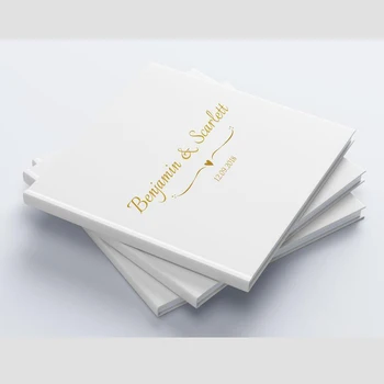 Kaligrafija Balta Vestuvių Svečių Knyga Aukso Folija Svečių Paprotys Vestuvių Svečių Knyga Alternatyvų Asmeninį Fotoalbumą Idėjos