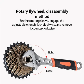 Kalnų dviratis verpimo ratelis removal tool veržliarakčio kelių dviratį verpimo įrankių išardymas rankovės Dviračių Remonto Įrankiai