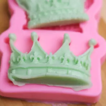 Karūnos Princesė Karalienė 3D Silikono Formos Minkštas Pyragas Keksiukų Dekoravimo Priemonės Molio Dervos Candy candy pelėsių vestuvių