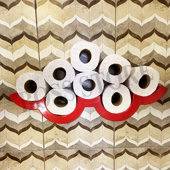 Kelis Tualetas WC Popieriaus Laikiklį Roll Audinių Vonios Aksesuarai Lapą prie Sienos tvirtinamas Stovas Naujas, Modernus Plaukioja Solo Saugojimo Dizaineris