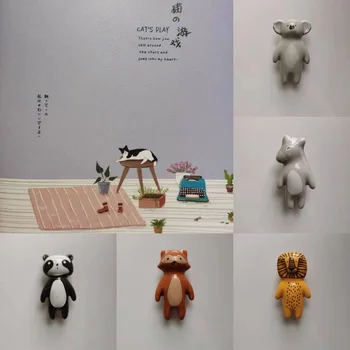Keramikos Dėžutės Rankenėlę Panda Fox Koala Donkey Formos Vaikų Kambario Aparatūros Muziejus Kabineto Rankenos Stalčiaus Rankenėlės Spintos Rankena