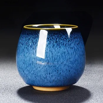 Keramikos, Porceliano Arbatos Puodelio Teaware Kung Fu Arbatos Puodelio Arbatos Rinkinys Nustatyti Krosnies Atšilimo Rankinio Taurės Buitiniai Vandens Puodelis Didelis Meistras Taurė