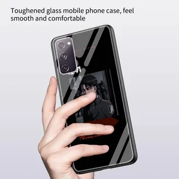 Kietas Ataka Titan Grūdintas Stiklas Telefono dėklas Samsung Galaxy S21 Ultra S20 FE S10 Plius S8 S9 S10 S10e Lite Padengti Fundas Krepšys