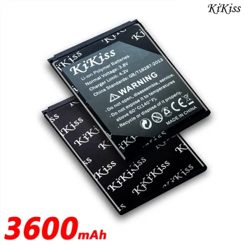 KiKiss Mobiliojo Telefono Baterija 3600mAh Samsung Galaxy Laimėti i8552 i8520 i8558 i8550 i869 i8530 E500 GT-i8552 GT-i8530 EB585157LU