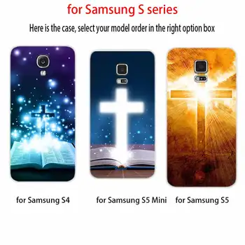 Krikščionių Jėzaus Kryžiaus, Minkštas Gaubtas, Skirtas Samsung Galaxy S7 Krašto S8 S9 S10 S11 S20 S21 Plius Lite E Ultra Atveju