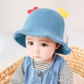 Kūdikiams, kūdikių skrybėlę anti-lašelis apsauginį dangtelį vaikų šiltą kepurę nuimamas veido kaukė kūdikiui atskirai bžūp naujagimių mergaitė berniukas skrybėlę