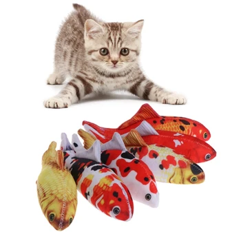 Kūrybos Modeliavimas Koi Mėtų Žuvies Formos Naminių Kačių nop, Žaislų Bitė Atsparus Gyvūnų Reikmenys Naminių Kačių Kačiukų Žaislas Juokingas Žaislas Katė