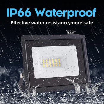 Lauko LED Potvynių Šviesos 220V 100W 50W 30W 20W 10W Spotlighting Didelio Ryškumo IP66 atsparus Vandeniui Sodo Gatvėje, Aikštėje, Prožektoriai